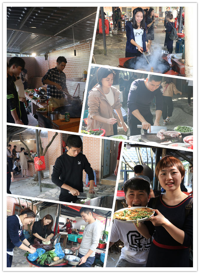 美食环节——才艺展示,各显神通